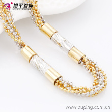 Fashion Xuping Multicolor Bead Women′s Neckalce in Environmental Copper-42671